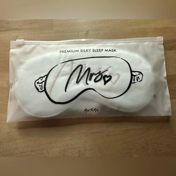 “Mrs.” Satin Sleep Mask - Picture 3 of 3